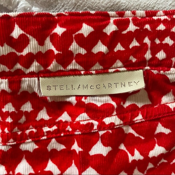 Stella McCartney Kids corduroy heart mini skirt girls size 10 - Picture 5 of 10
